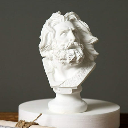 Marseilles Bust Sculpture Statue Resin Sketch Draw Plaster Artist Model Decor 